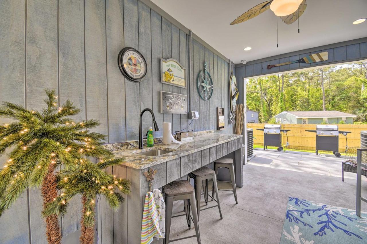 Ocean Isle Beach Home With Shared Lanai And Grill Екстер'єр фото